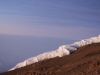 Glacier at the top of Kili